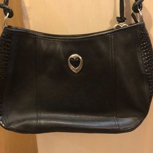 Black large shoulder bag Brighton